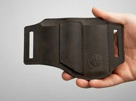 Böker Manufaktur Solingen Lederholster ED-Three Braun 5 Böker Manufaktur Solingen Lederholster ED-Three Braun – Bild 3