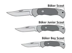 Böker Scout Spearpoint Maserbirke Damast -Böker 112202dam 3