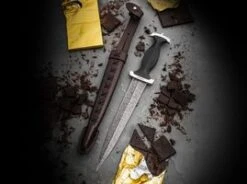 Böker Manufaktur Solingen Schweizer Dolch Mosaikdamast -Böker 121554dam 2