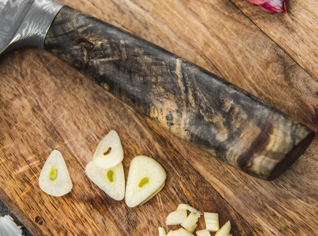 Biscaya Damast Chefmesser 7 Biscaya Damast Chefmesser – Bild 5