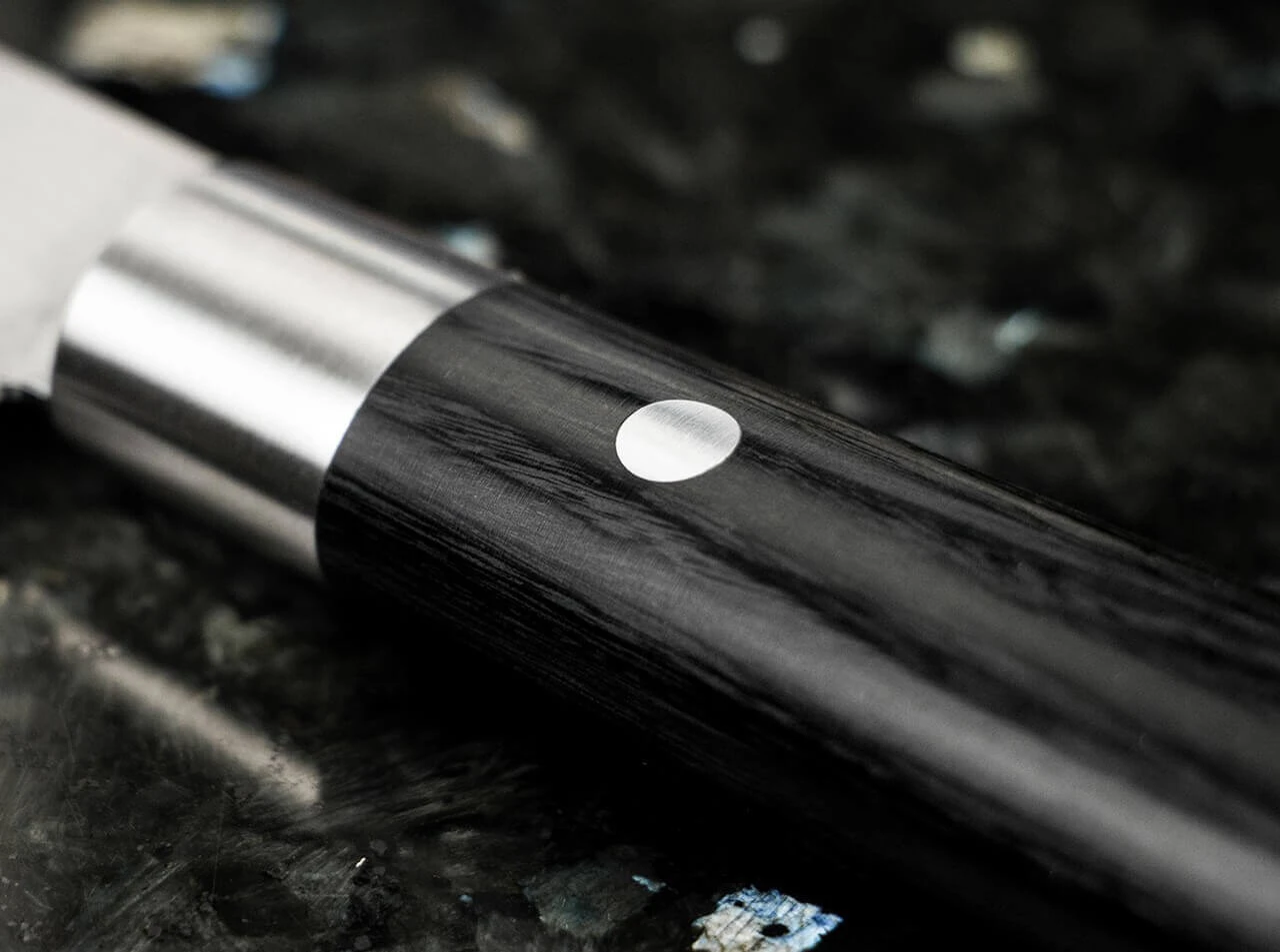 Damast Black Chefmesser Klein 6 Damast Black Chefmesser Klein – Bild 4