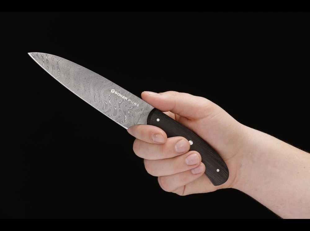 Damast Pure Allzweckmesser 4 Damast Pure Allzweckmesser – Bild 2