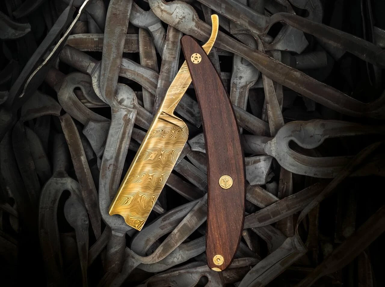 Master Cutter Damast Gold 4 Master Cutter Damast Gold – Bild 3