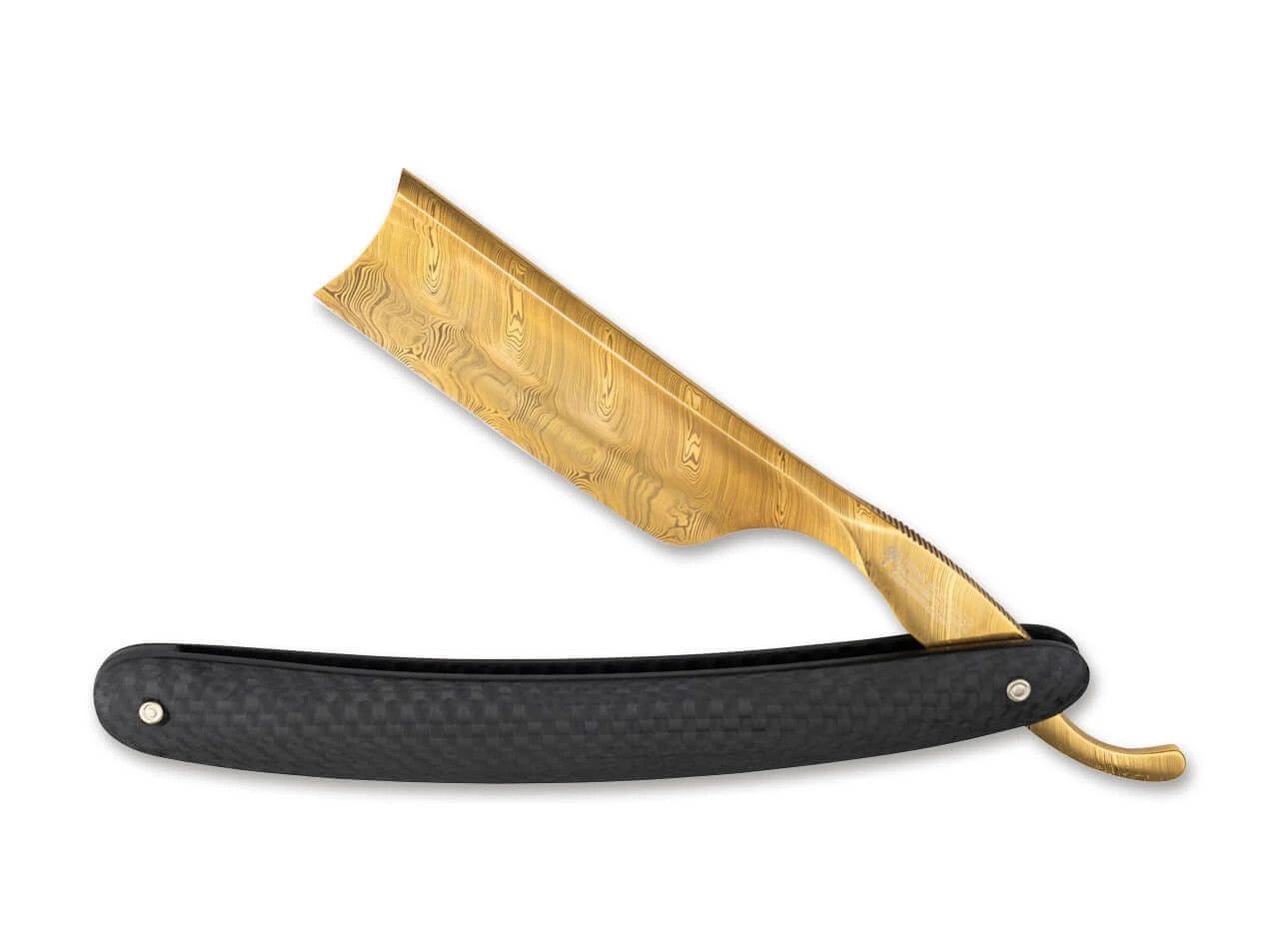 Rasiermesser Damast Carbon Gold 3 Rasiermesser Damast Carbon Gold