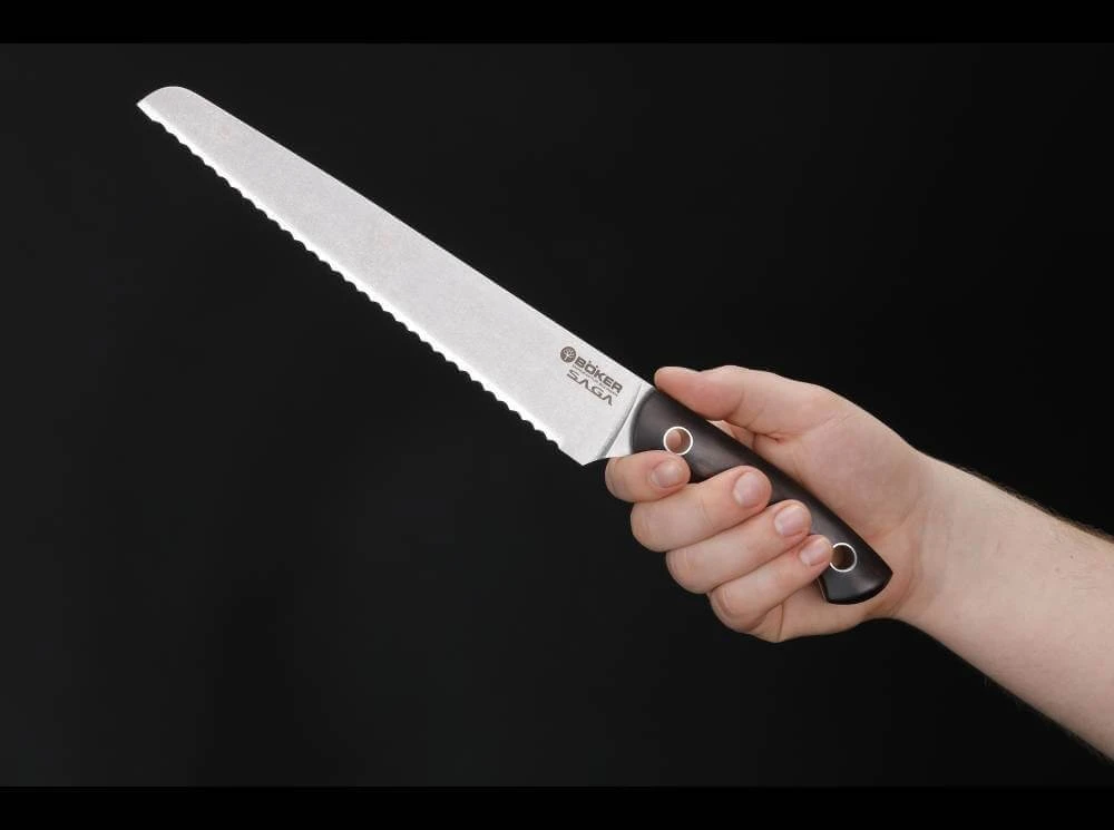 Saga Brotmesser Grenadill 4 Saga Brotmesser Grenadill – Bild 2