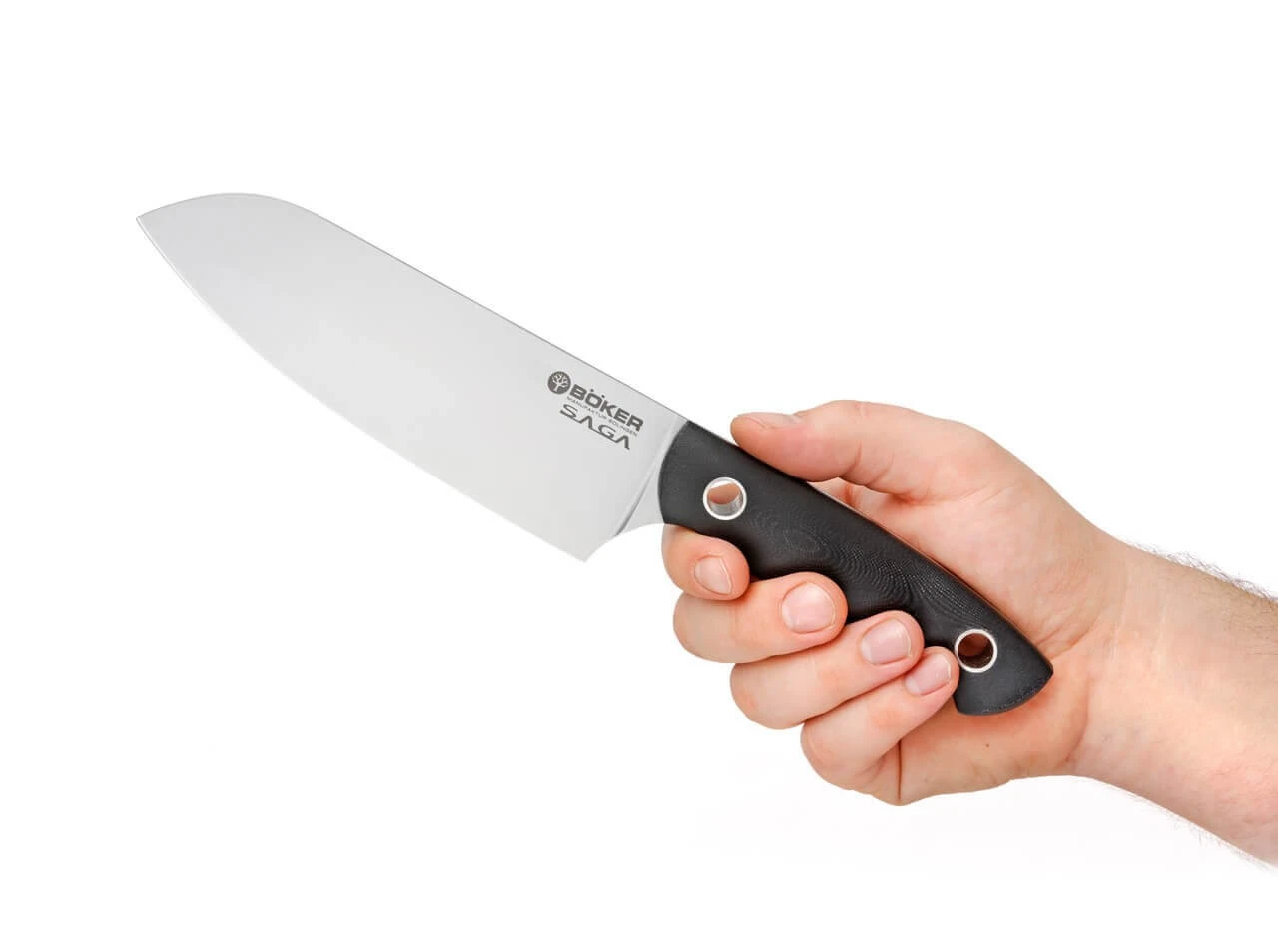 Saga Santoku G10 Satin 4 Saga Santoku G10 Satin – Bild 2