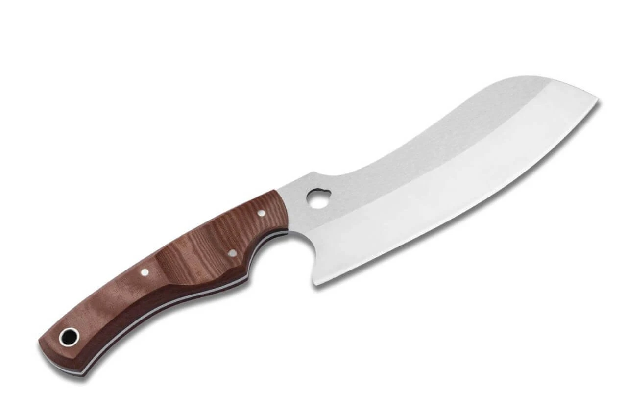 Santoku Micarta Braun 4 Santoku Micarta Braun – Bild 2