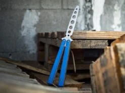 BHQ Balisong Trainer Blue -Böker boeker plus bhq balisong trainer blue 01bo714 4 1280x1280