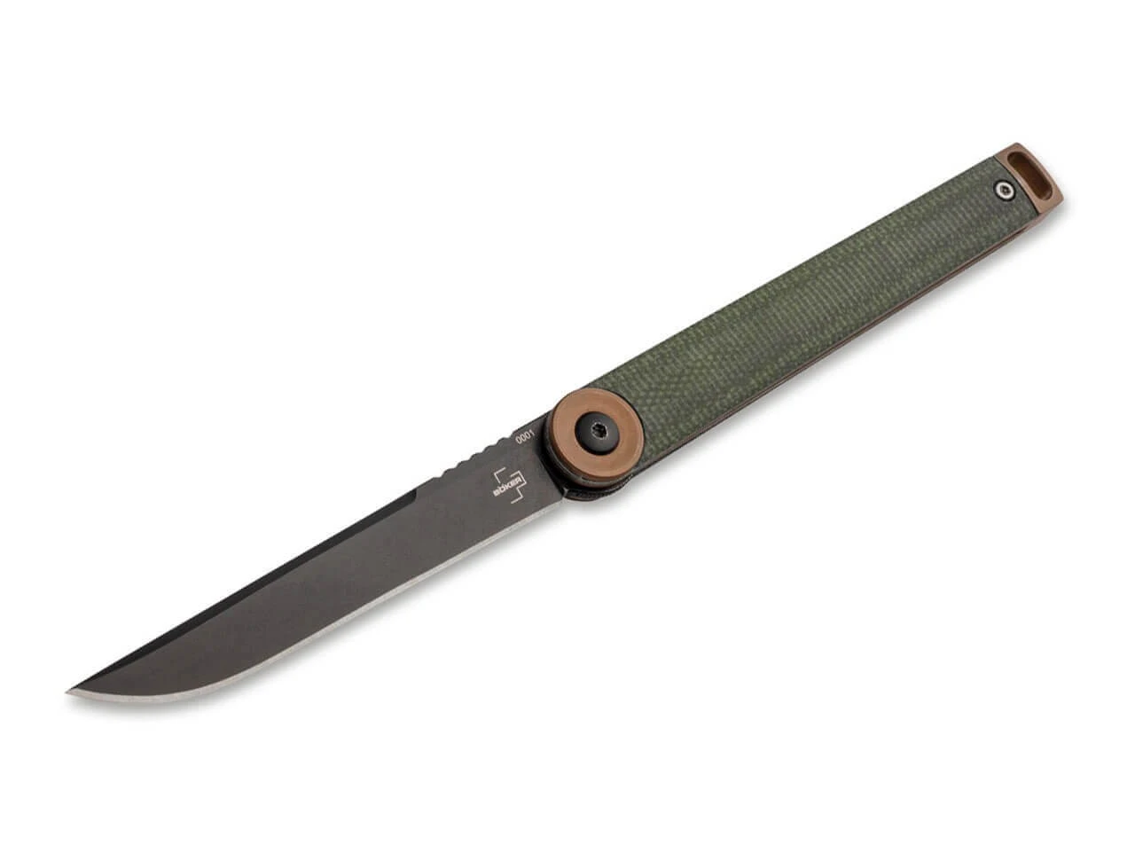Kaizen Green Canvas Micarta 3 Kaizen Green Canvas Micarta